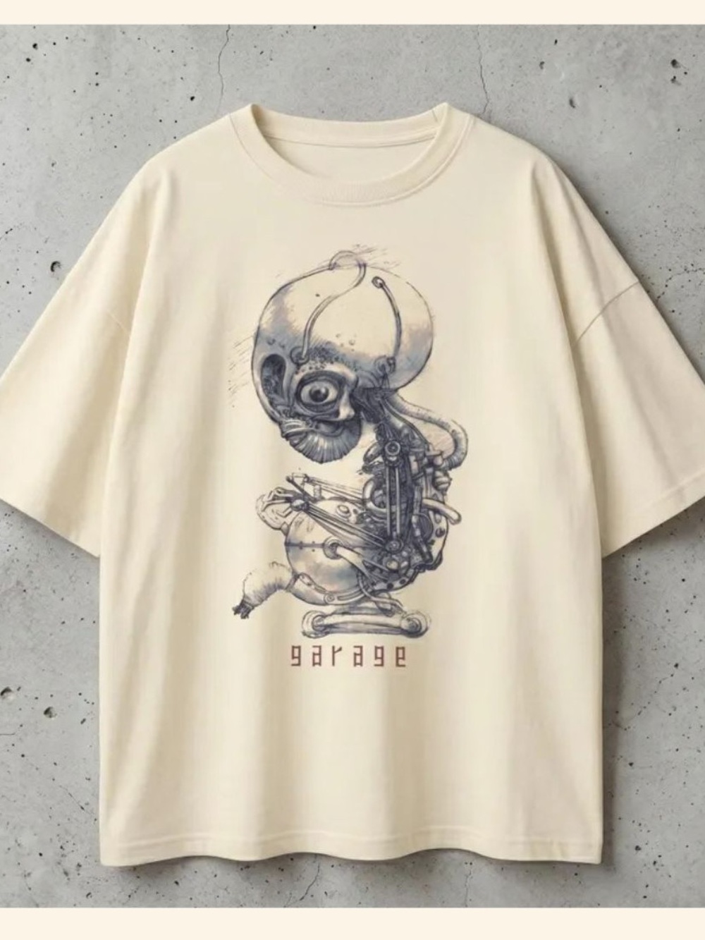 Comfort Colors Ivory Garage Graphic Crewneck T-Shirt